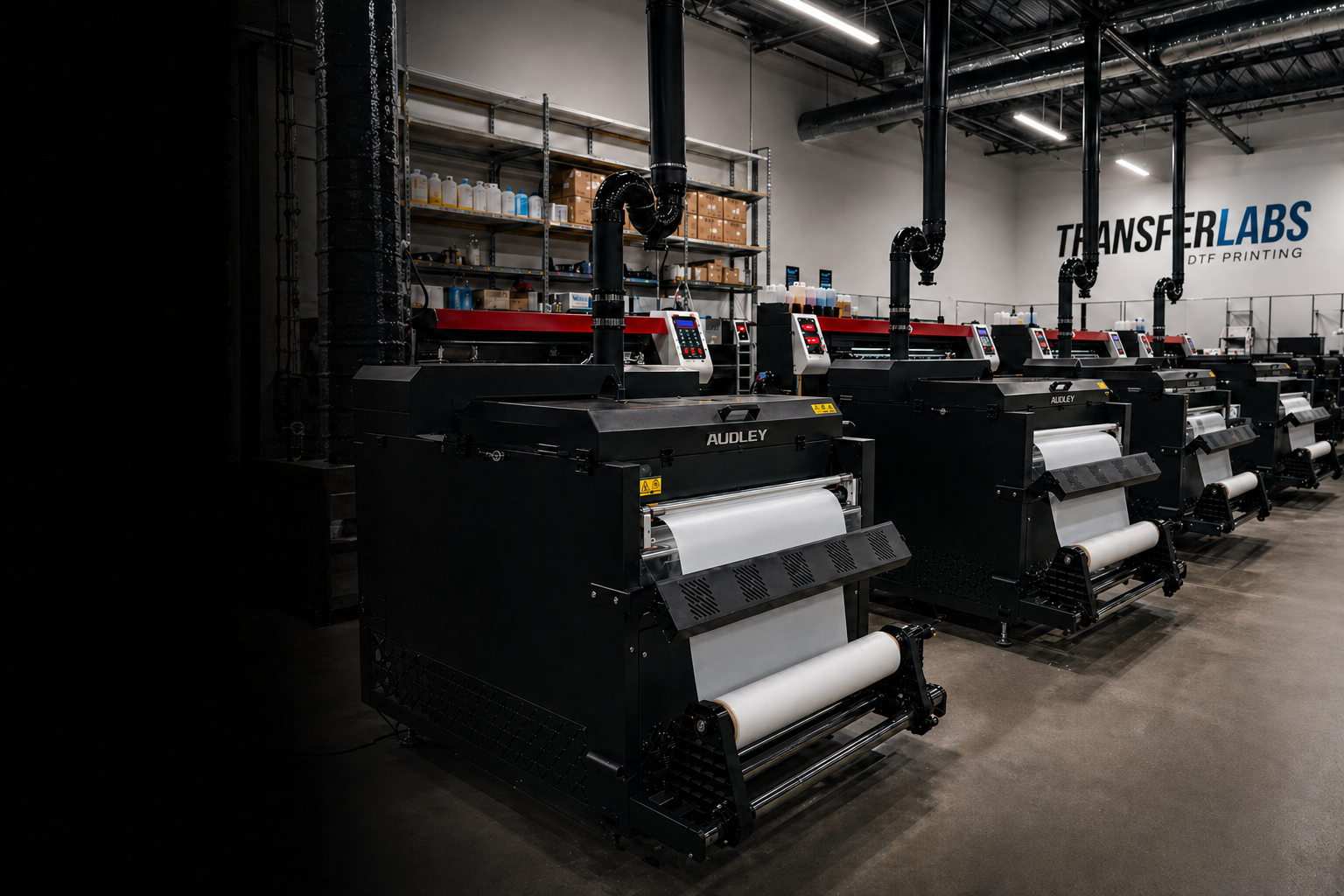 TransferLabs DTF printing facility